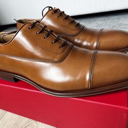 Men’s Ferragamo Fermin Cap Toe Oxford Size 9.5