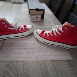 Red Hightop Converse