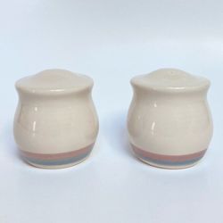 1980s Pfaltzgraff “Aura” Salt and Pepper Shakers