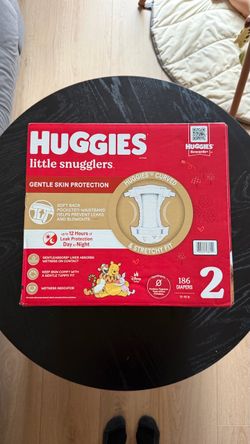 Huggies little snugglers size 2 (186 count)
