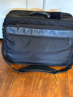 Black laptop bag with many compartments PORT