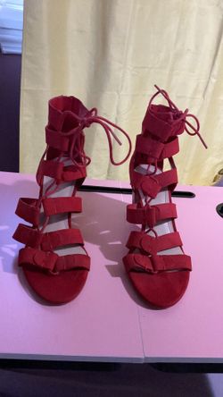 Marc Fisher Red Lace size 9