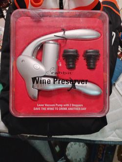 Vacuum Lever Wine Saver System