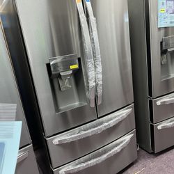 36” 4 Door Refrigerator Free Delivery With 1 Year Warranty 