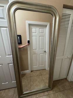 Large 6ft Silver IKEA Floor Length Mirror