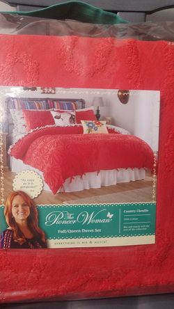 $40 Queen Duvet With 2 Pillow Shams New