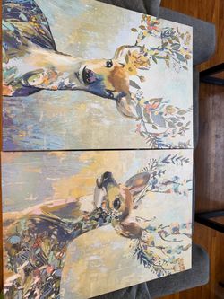 Canvas Buck Painting