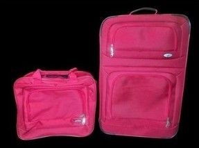 Red Olympia Luggage/ Suitcase / Baggage Suitcase With Wheels And Retractable Handle