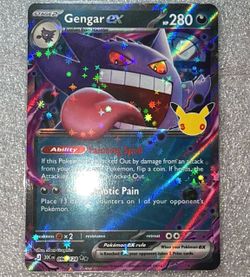 Gengar ex Pokémon Card 098/128 Holo 9.8!
