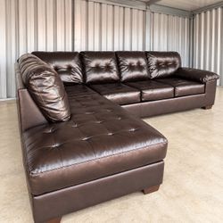 Couch Sectional Expresso Set | Like New!