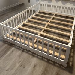 Full Side Toddler Bed Frame 