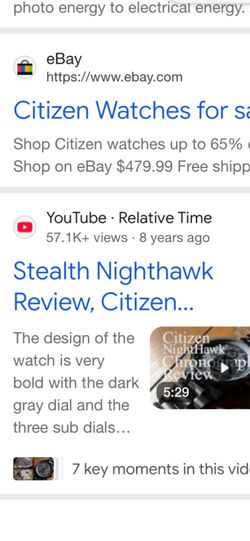 Stealth Night Hawk Citizen Pro Master Watch