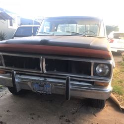 1972 f250 camper special runs