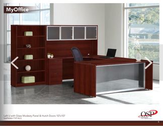 U Shaped Desk Office Furniture
