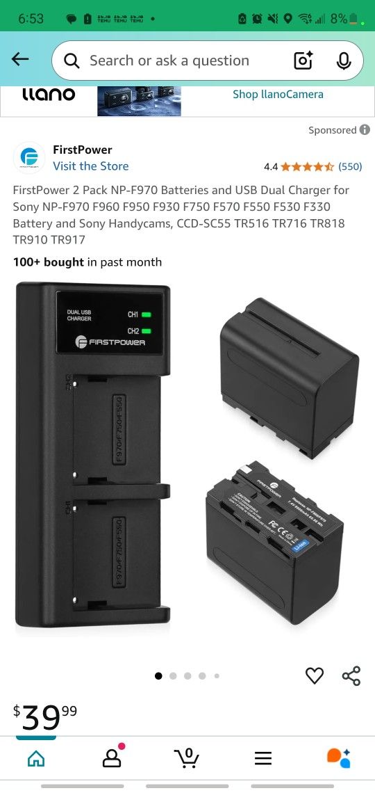 Batteries And Charger