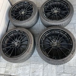 Enkei Wheels w/ Michelin Pilot Sport AS 4 Tires