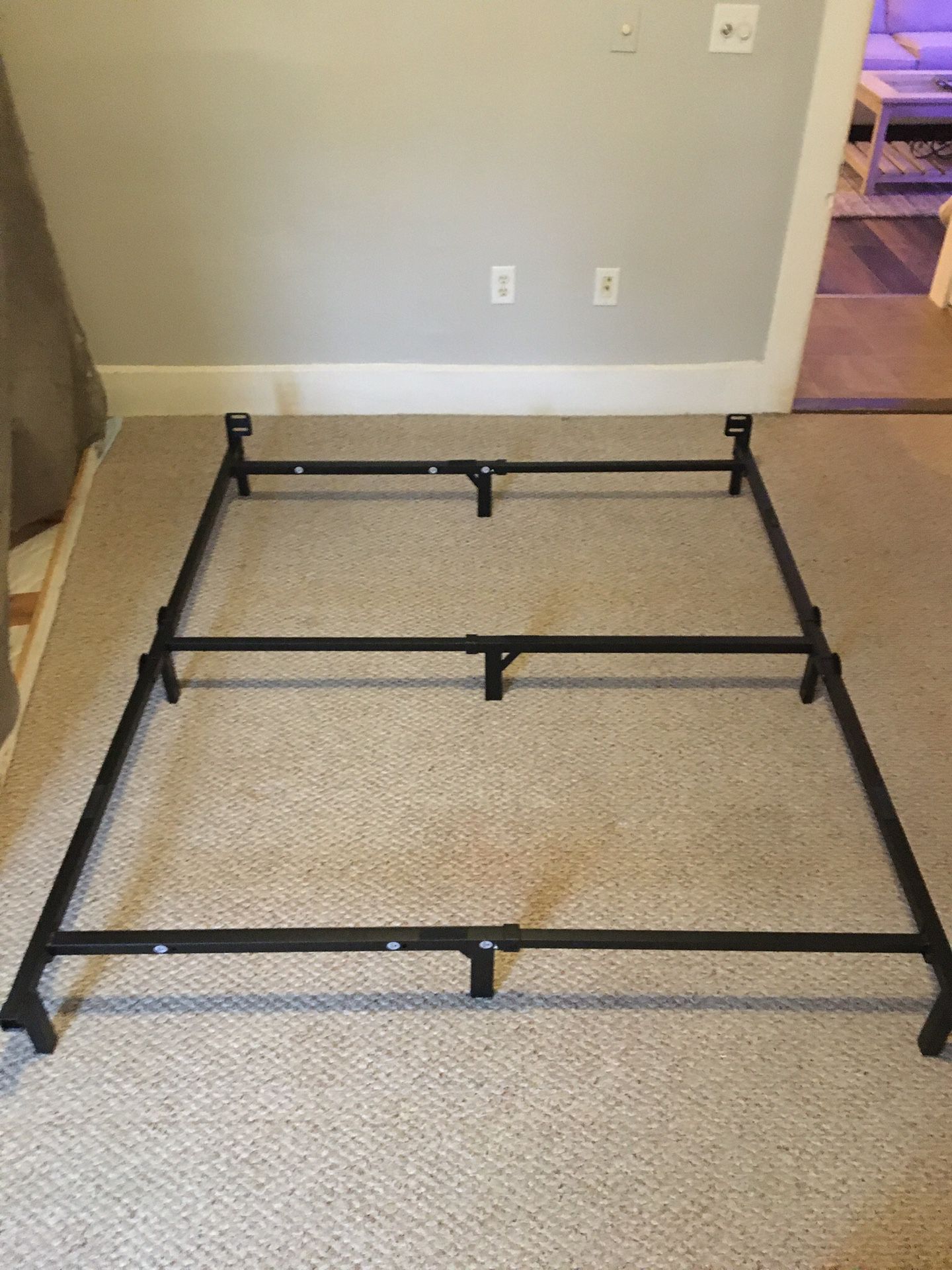 Any size new bed frame. Used for one month.