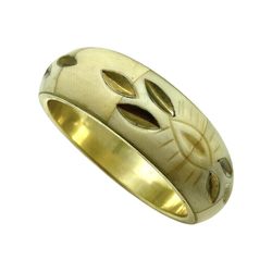 1970/1980s Chunky Bone Brass Bracelet - Ethnic Tribal Boho Hippie Bangle - Vintage Woman Teen Jewelry Accessory  	