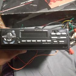 Old skool Clarion 6.5 flip screen combo