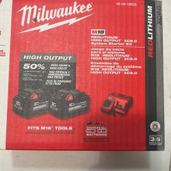 Milwaukee High Output Batteries New