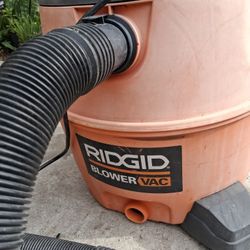Ridgid Blower.  Vac.16 Gallons. 