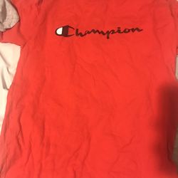 champion red tee 