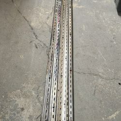 Metal wall shelving brackets