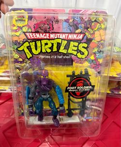 TMNT 25th Foot Soldier MOC w/ Protector
