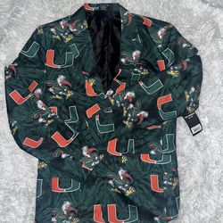 UM - University Of Miami Suit / Blazer / Sport Coat Size Medium (M) NCAA