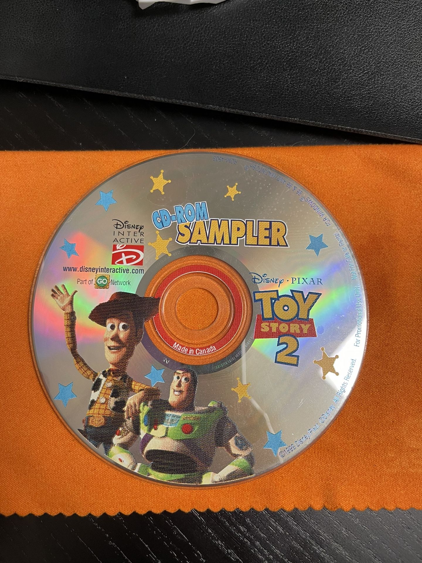 Toy Story 2 CD-ROM Sampler Game Kids