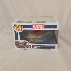 Funko Pop Mug and pins Star lord mug, rocket pin
