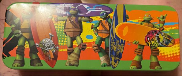 Teenage Mutant Ninja Turtles Tin Pencil Boxes – Set of 2 🐢