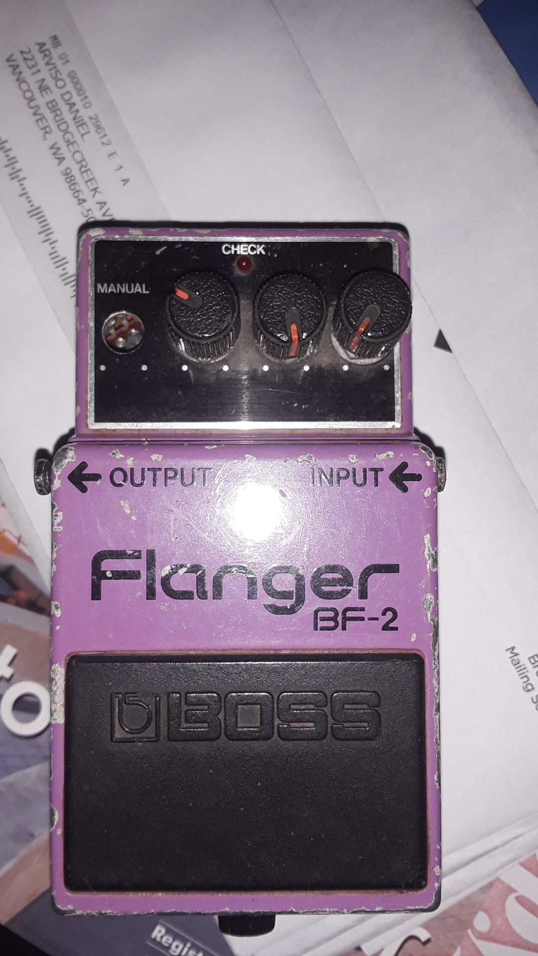 Boss flanger