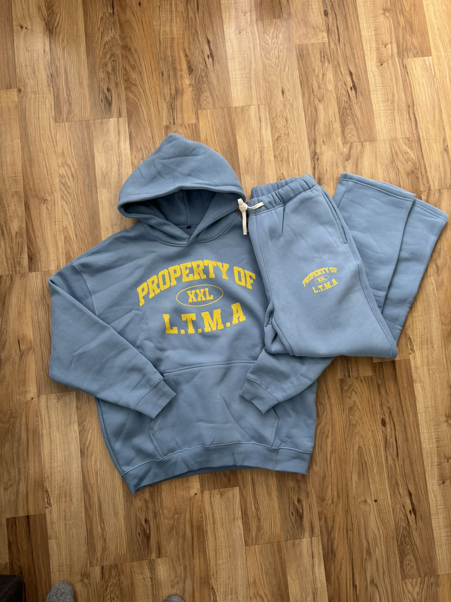 Light Blue Matching Sweatsuit Size Medium