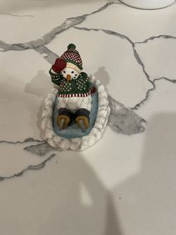 Snowman Figurine 