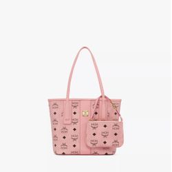 MCM Liz Medium Visetos Shopper Tote Bag
