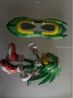 Sonic The Hedgehog Riders Jet the hawk figure Unboxed Complete with board
