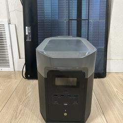 EF ECOFLOW Portable Power Station DELTA Max, 2400W LFP Solar Generator, Full Charge in 1 Hr, 2016Wh Solar Powered Generator for Home Backup +220W Sola