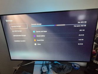 Ps5 with 2tb internal SSD