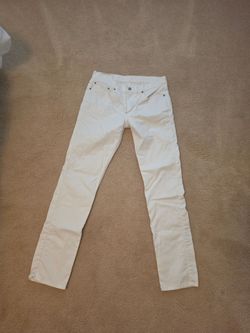 Levi’s 511 Slim Fit White Jeans Men’s 32x34 Straight Denim