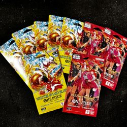 🔥 9x One Piece Sleeved Booster Packs  🔥