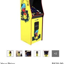 Arcade 1up PAC-MAN XL Arcade Machine 14 Games in 1