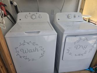 GE Washer and dryer