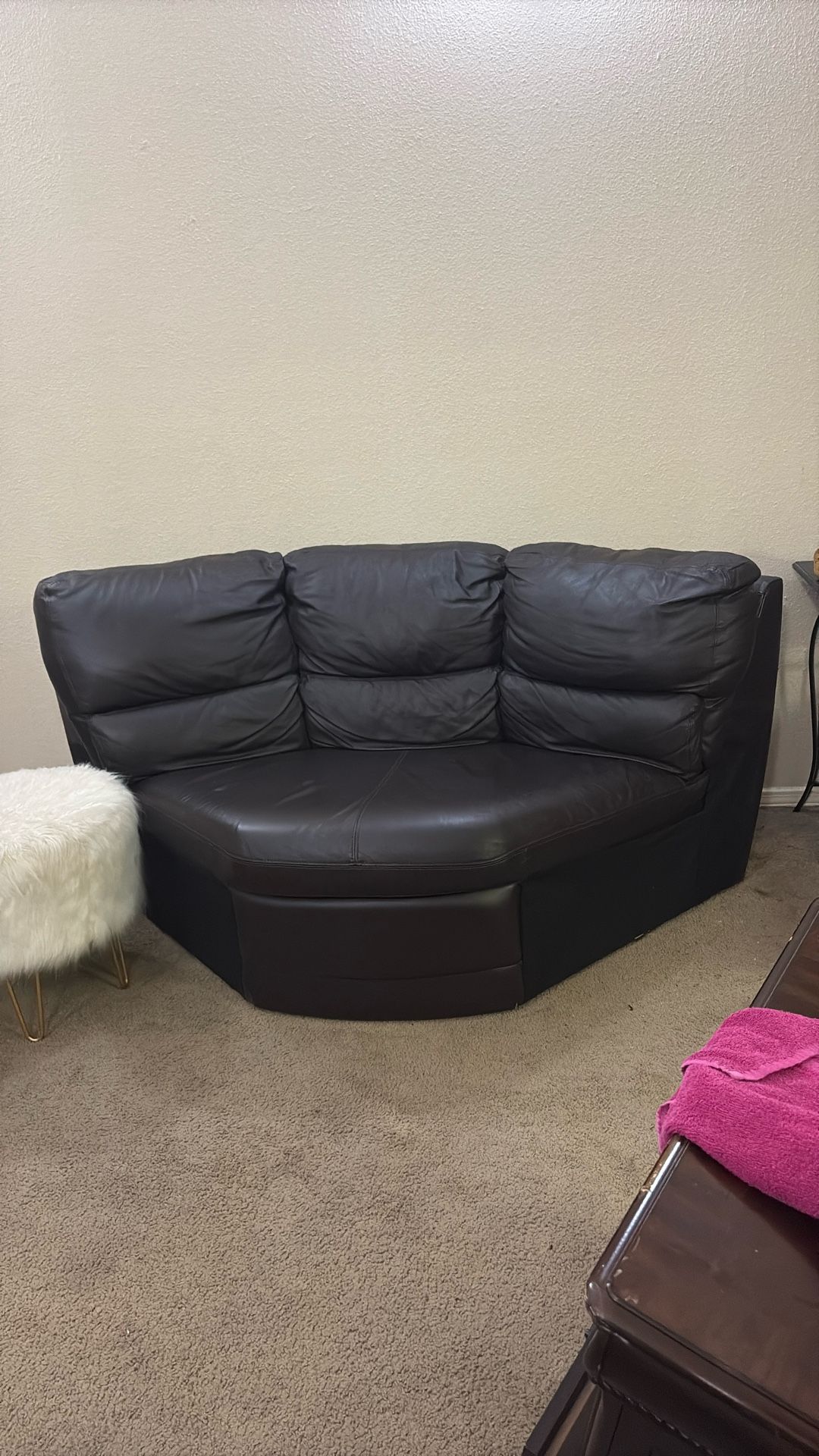 Leather  Couch 