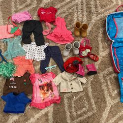 American Girl Doll Accessories With Travel Bag Organizers 