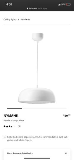IKEA NYMANE ceiling fan