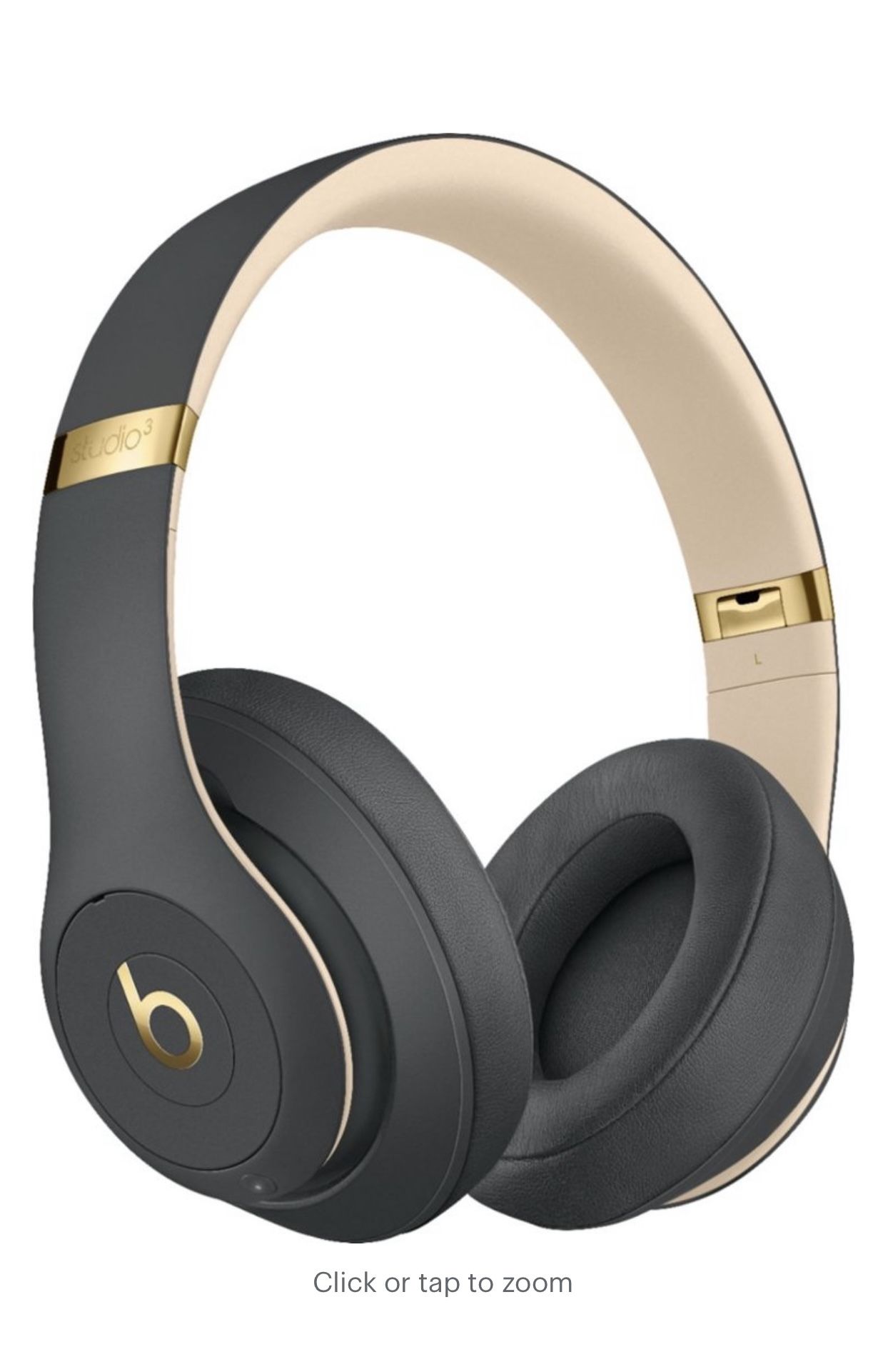 Gold Beats Studio 3 Headphones 