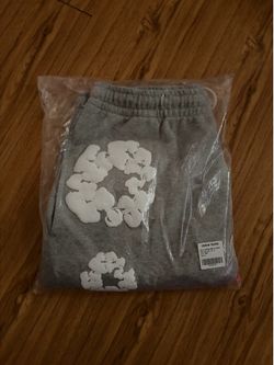 denim tear shorts grey