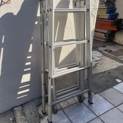 Excellent condition, variety of aluminum and fiberglass ladders
