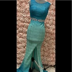 Mermaid aqua dress